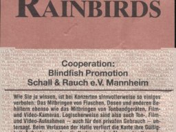 Rainbirds 1988